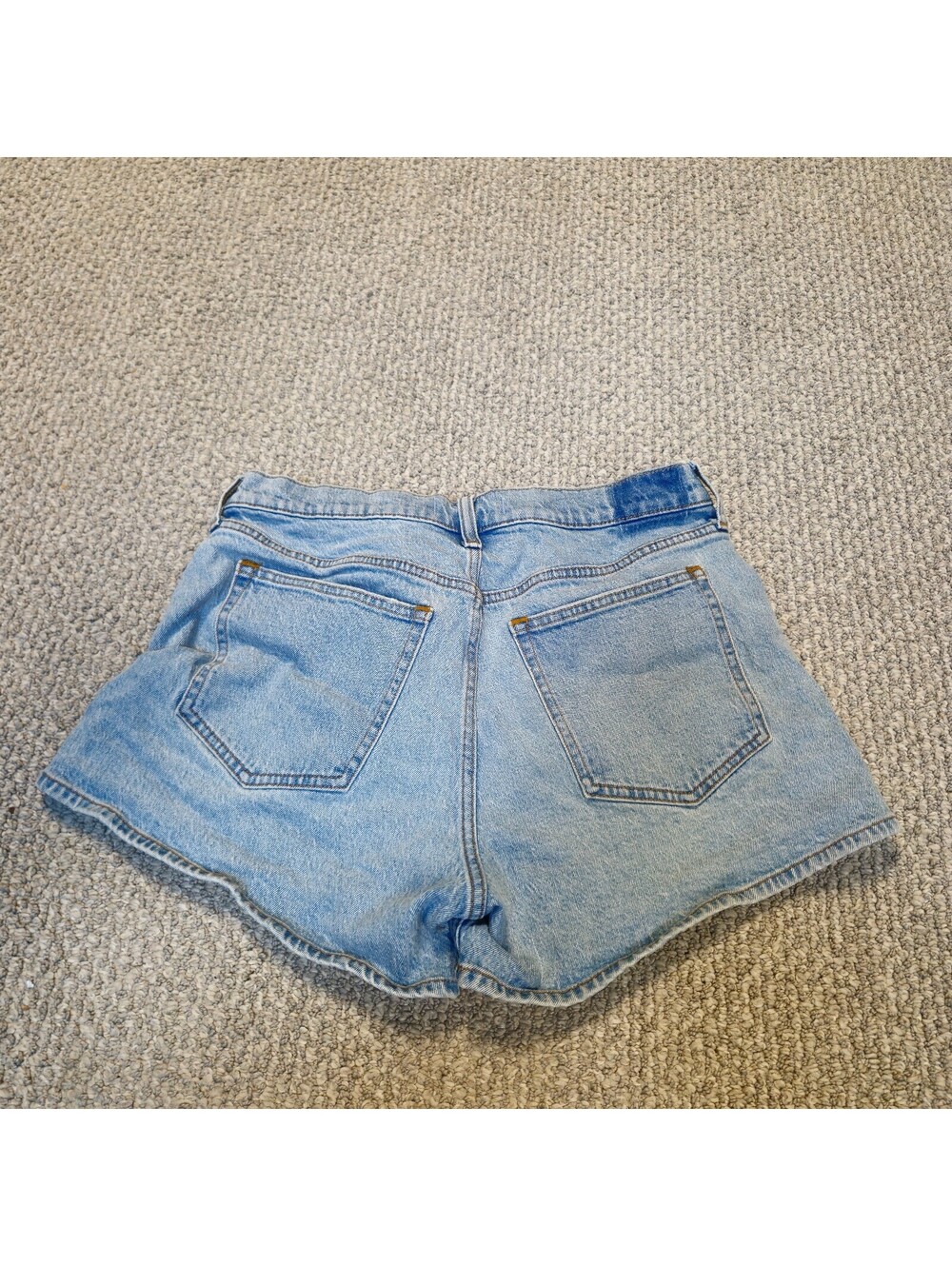 Abercrombie & Fitch The A-Line Mid Rise Denim Shorts Size 30 - Picture 7 of 8